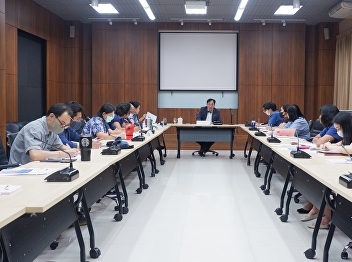 Assistant Professor Dr. Chananart
Meenanan, acting Vice President for
Student Affairs was a chair at the
Student Development Division Committee
Monthly Meeting (3/2020)