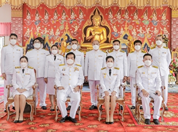 Royal robes upon Suan Sunandha Rajabhat
University