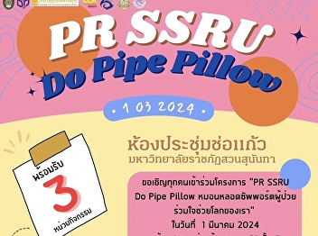 PR SSRU Do Pipe Pillow project